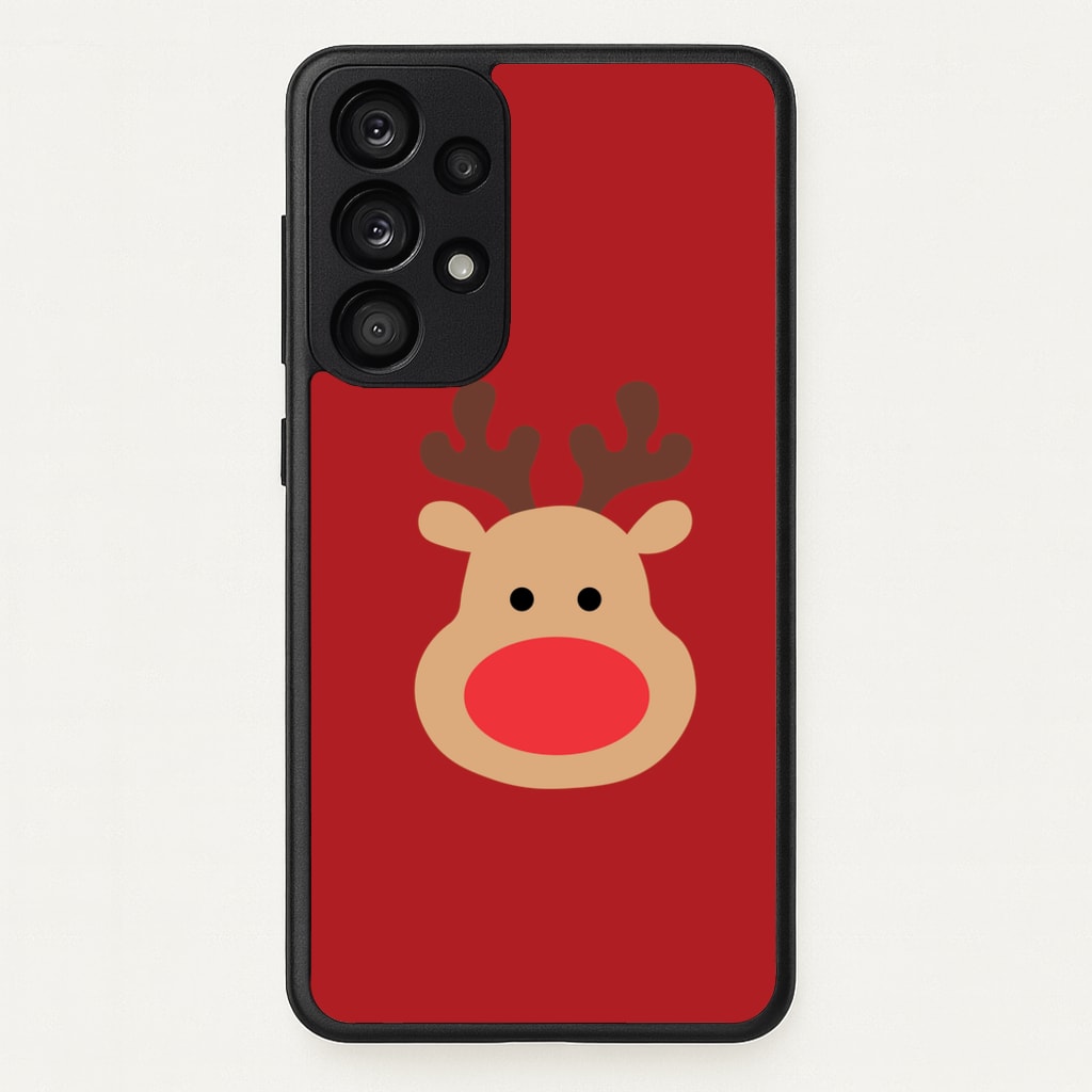 Rudolph Face - Christmas - Christmas Phone Case for Galaxy A33