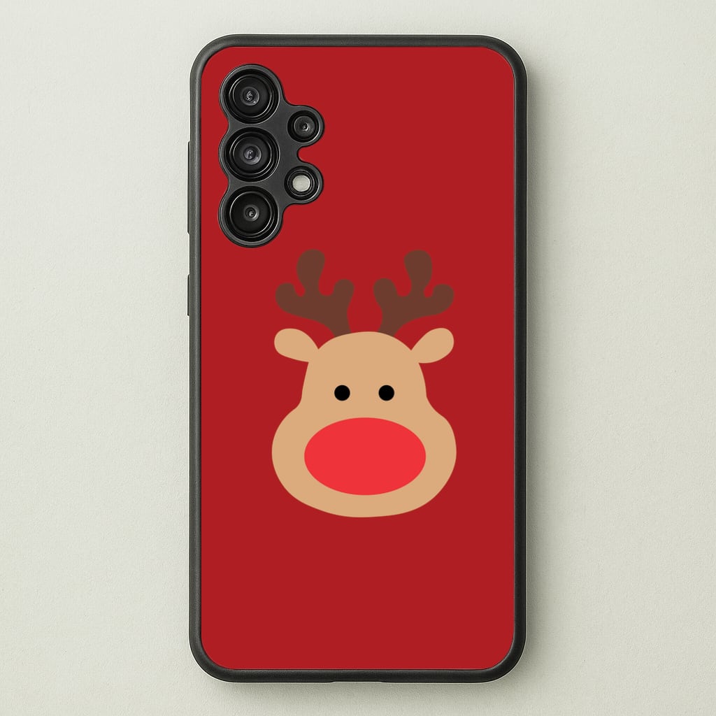 Rudolph Face - Christmas - Christmas Phone Case for Galaxy A13
