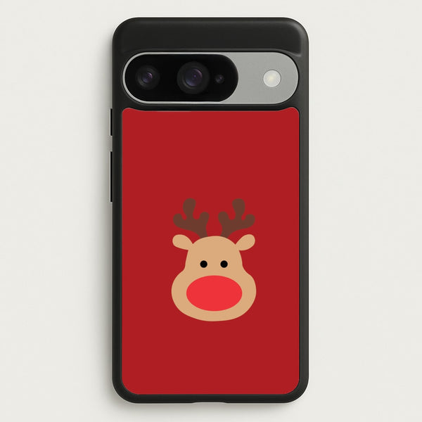 Rudolph Face - Christmas Phone Case for Google Pixel 10 / 10 Pro