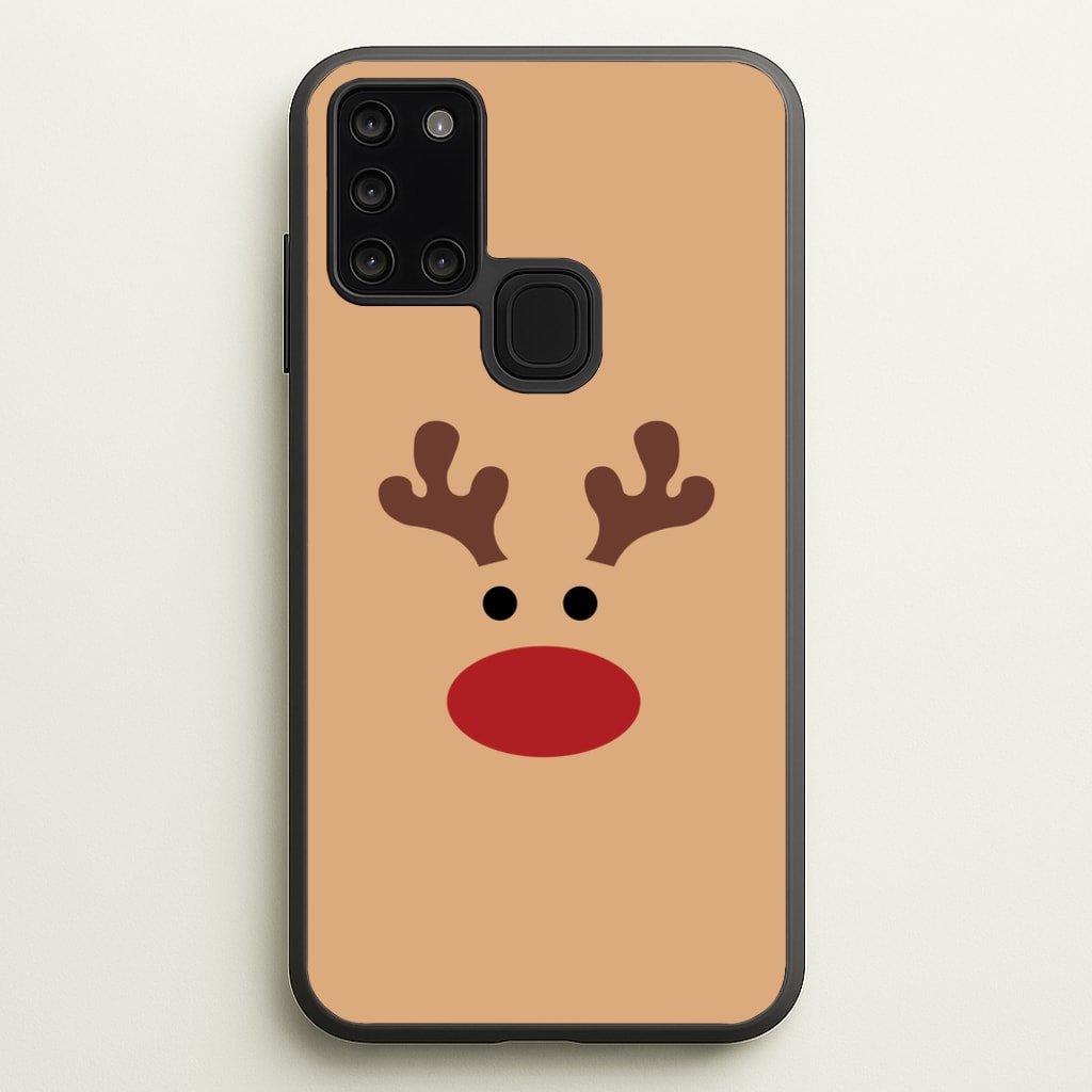 Rudolph Red Nose - Christmas - Christmas Phone Case for Galaxy A21s