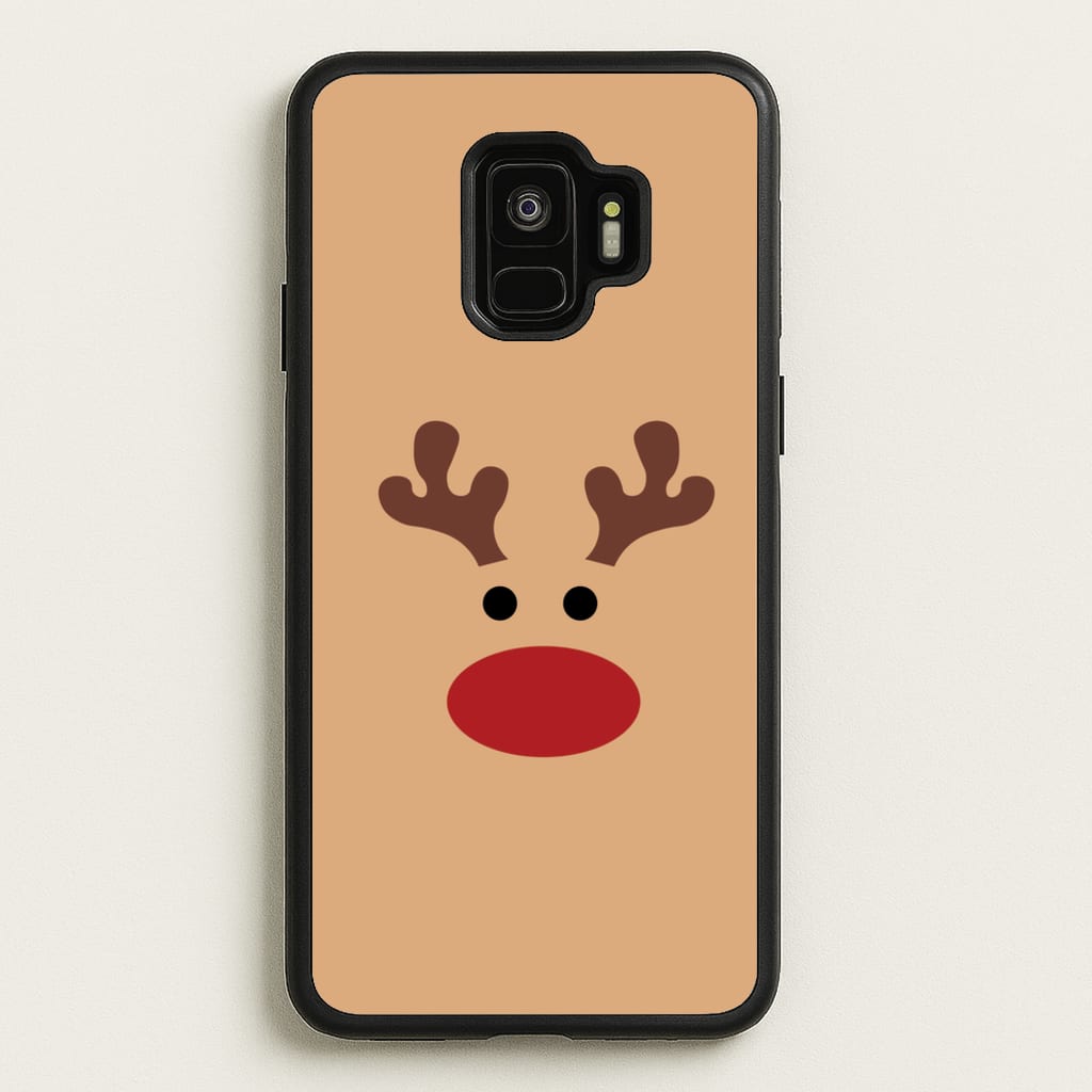 Rudolph Red Nose - Christmas - Christmas Phone Case for Galaxy S9
