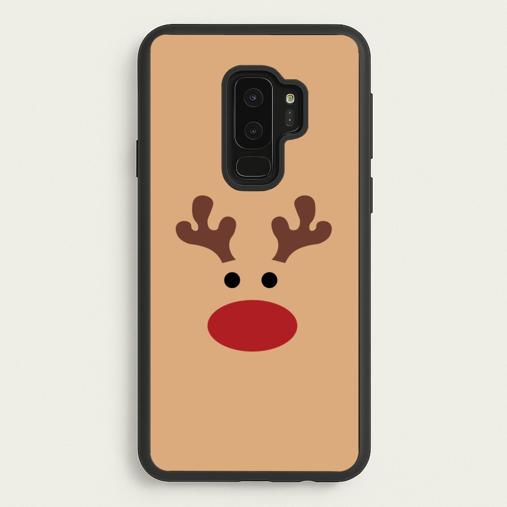 Rudolph Red Nose - Christmas - Christmas Phone Case for Galaxy S9 Plus