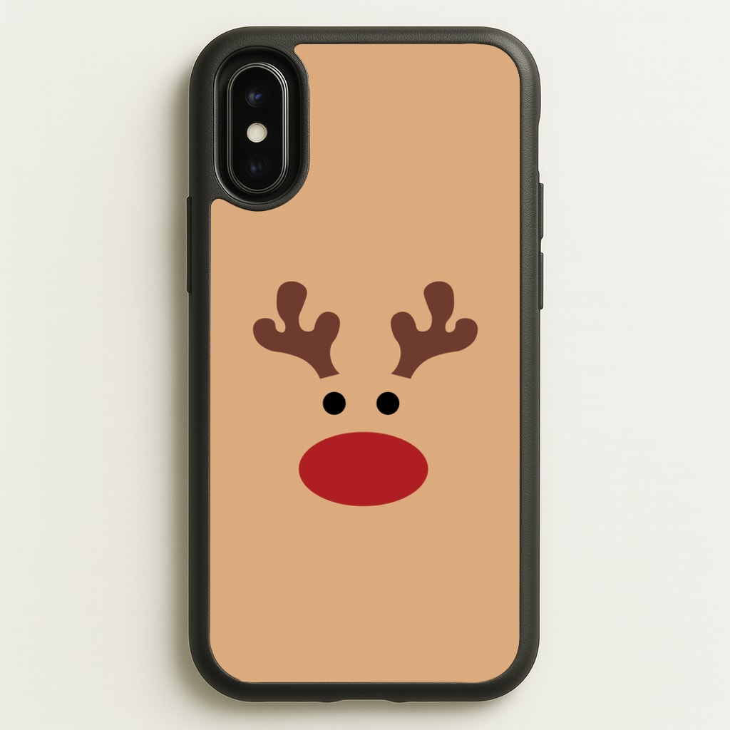 Rudolph Red Nose - Christmas - Christmas Phone Case for iPhone X / XS