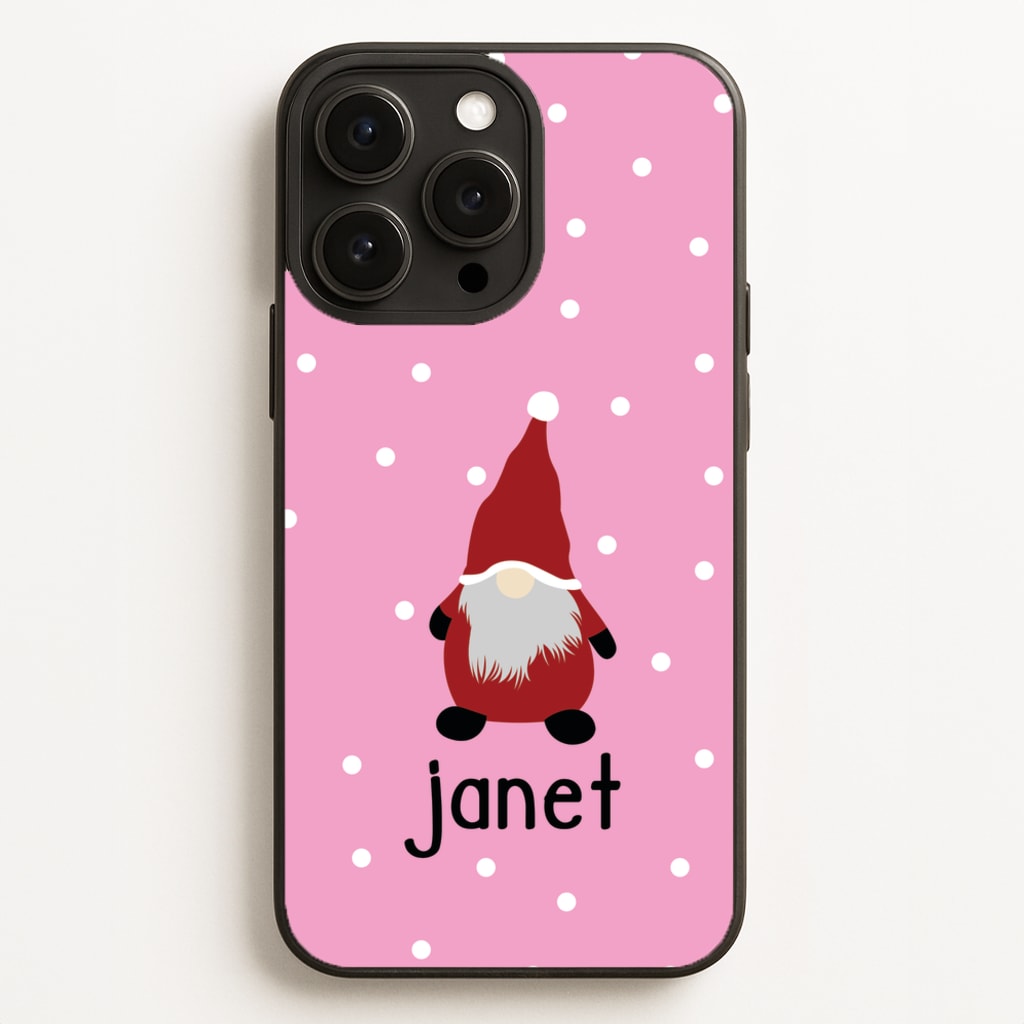 Personalised Gonk - Personalised Christmas Phone Case for iPhone 16 Pro Max
