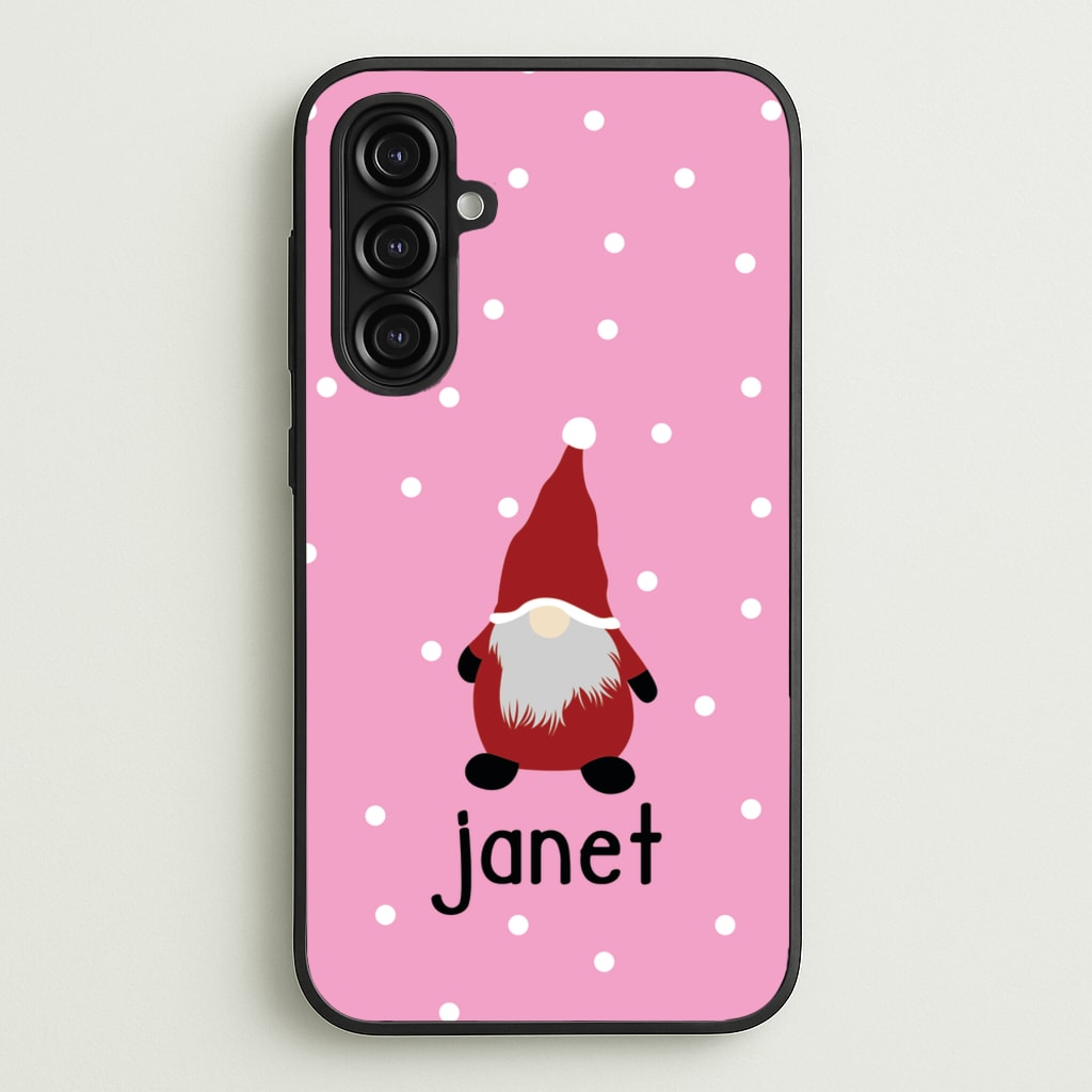 Personalised Gonk - Personalised Christmas Phone Case for Galaxy A16
