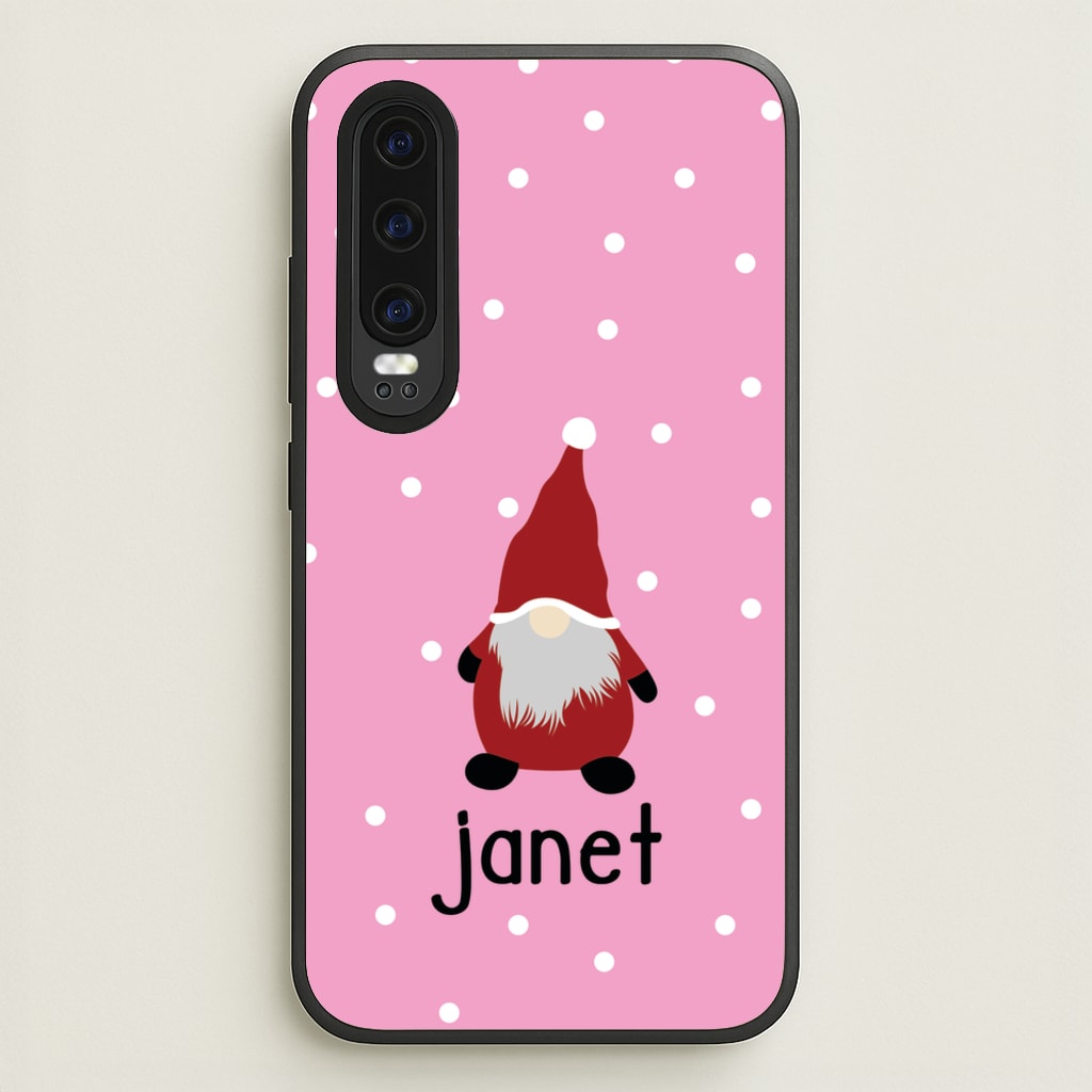 Personalised Gonk - Personalised Christmas Phone Case for Huawei P30
