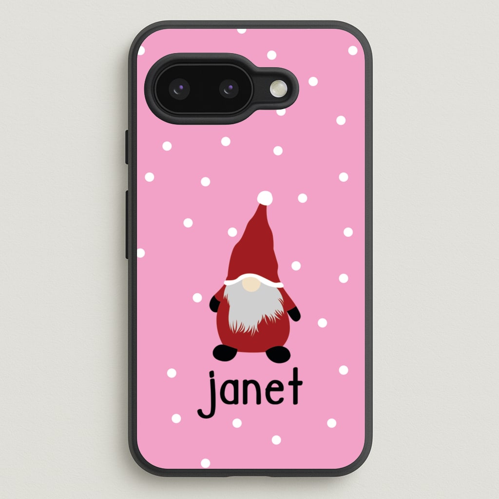 Personalised Gonk - Personalised Christmas Phone Case for Google Pixel 9a