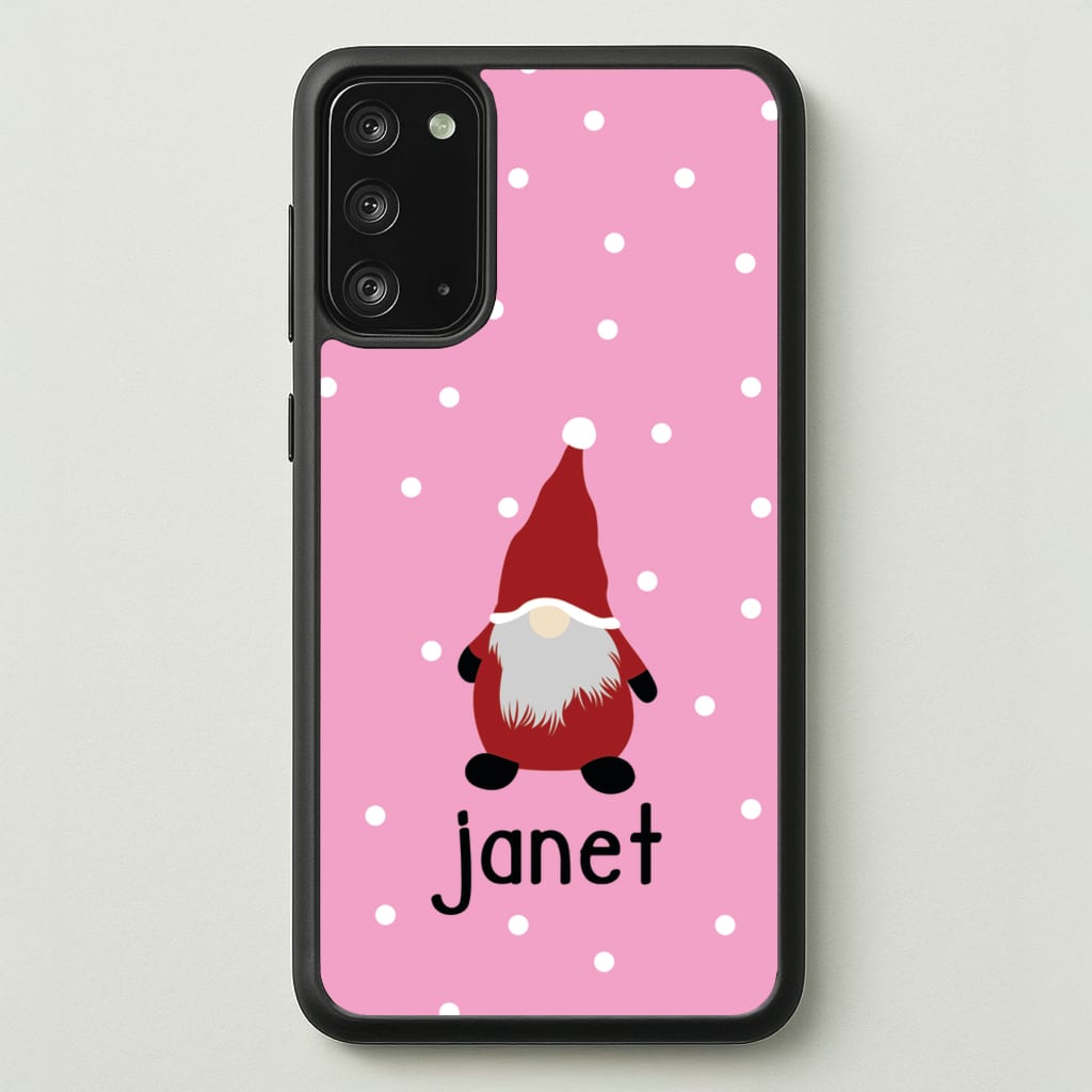 Personalised Gonk - Personalised Christmas Phone Case for Galaxy Note 20