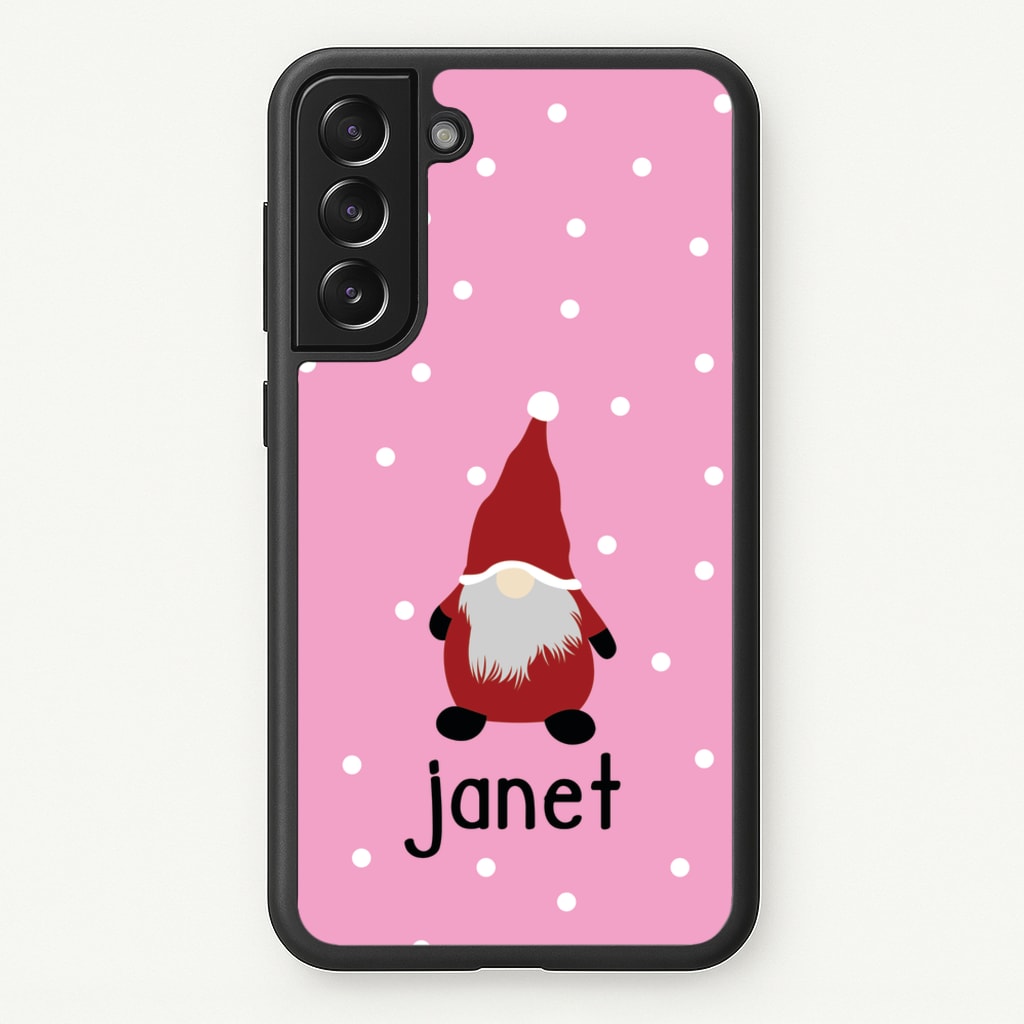 Personalised Gonk - Personalised Christmas Phone Case for Galaxy S21