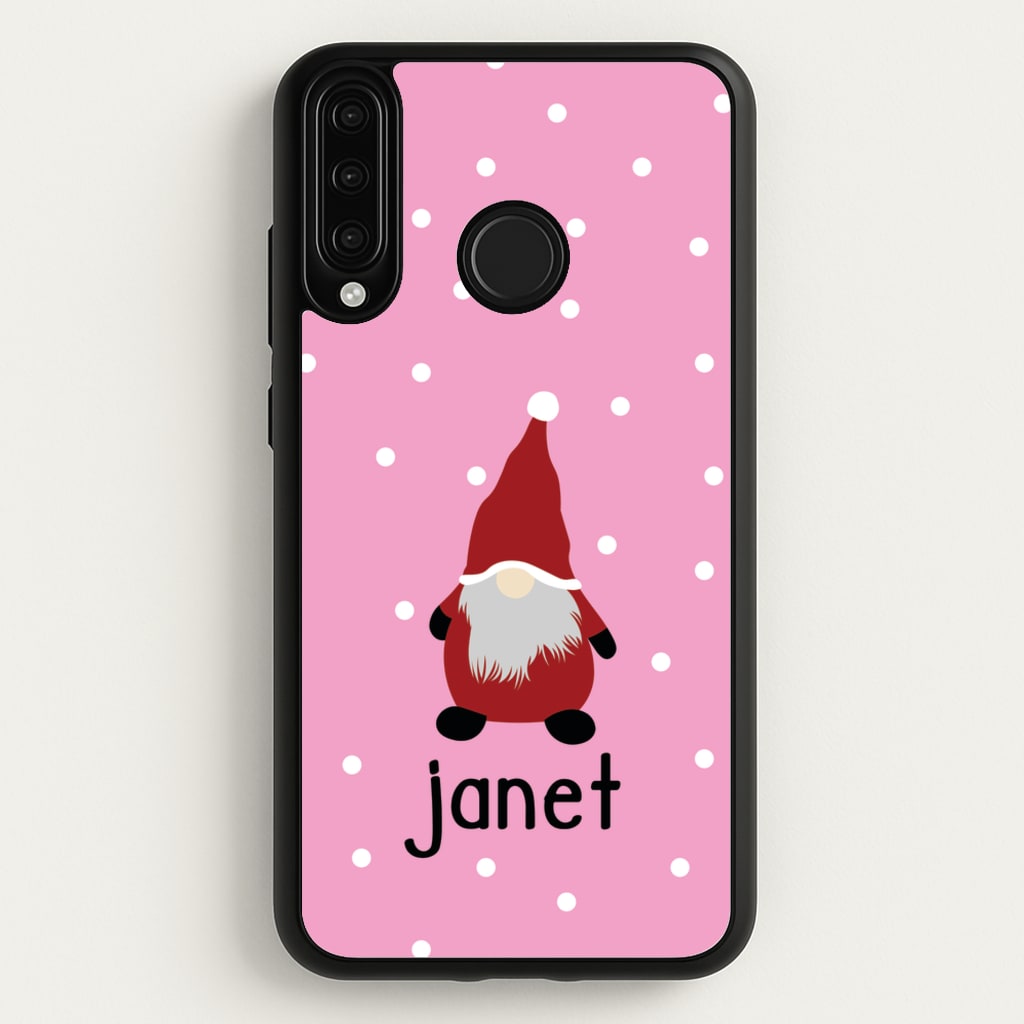 Personalised Gonk - Personalised Christmas Phone Case for Huawei P30 Lite