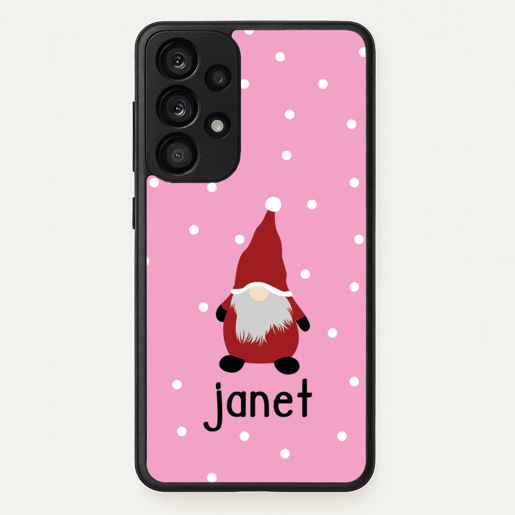 Personalised Gonk - Personalised Christmas Phone Case for Galaxy A53