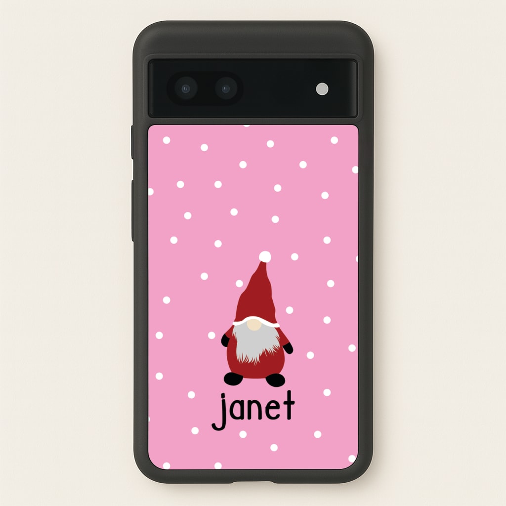Personalised Gonk - Personalised Christmas Phone Case for Google Pixel 6a