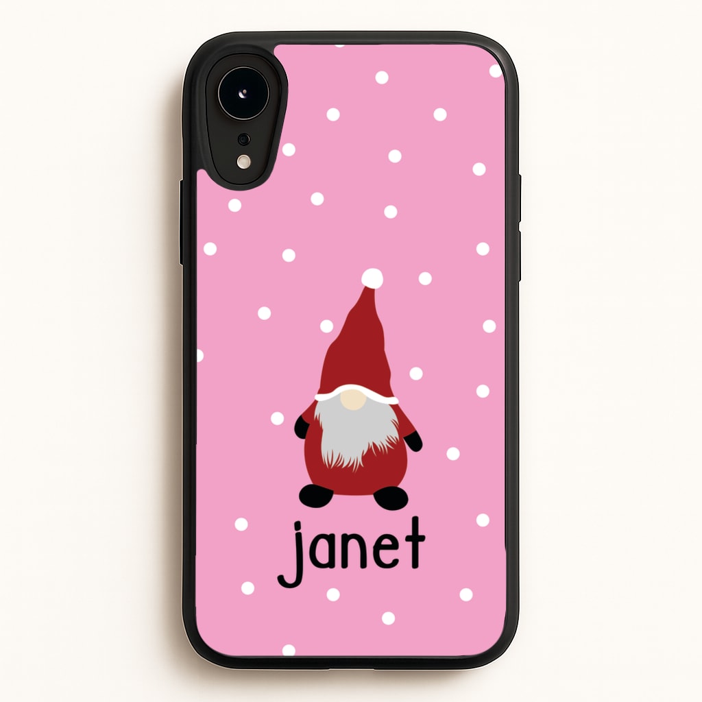 Personalised Gonk - Personalised Christmas Phone Case for iPhone XR