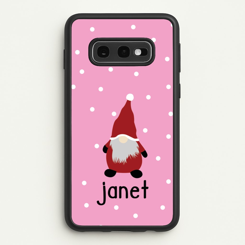 Personalised Gonk - Personalised Christmas Phone Case for Galaxy S10e