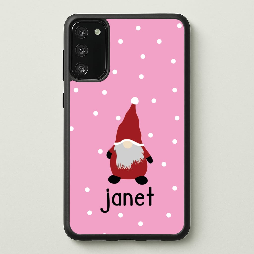 Personalised Gonk - Personalised Christmas Phone Case for Galaxy S20FE