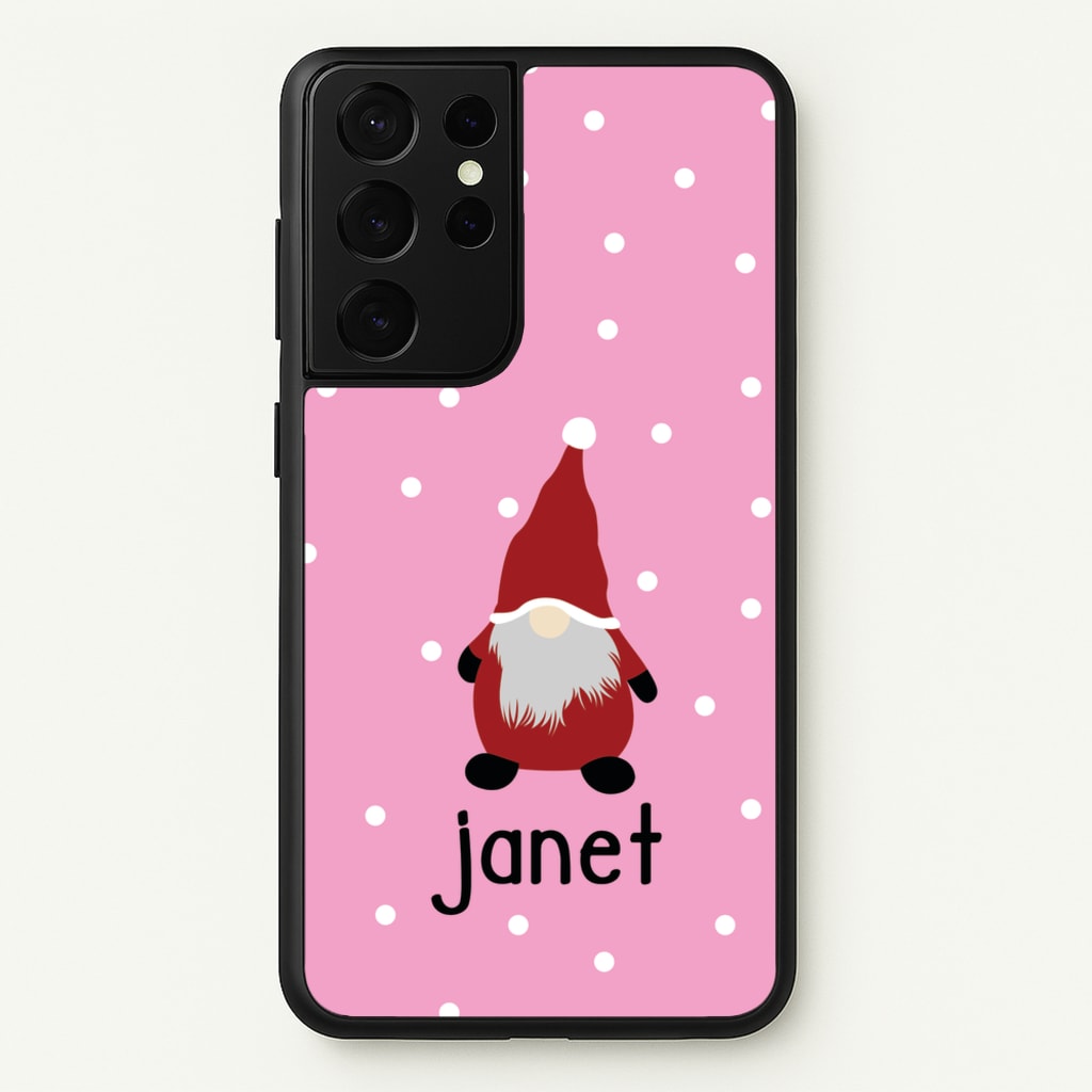 Personalised Gonk - Personalised Christmas Phone Case for Galaxy S21 Ultra