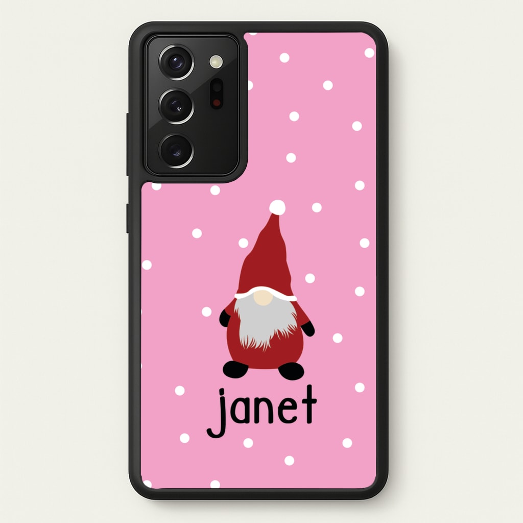 Personalised Gonk - Personalised Christmas Phone Case for Galaxy Note 20 Ultra