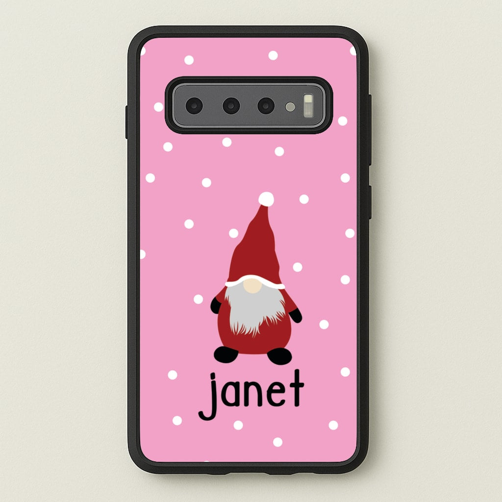 Personalised Gonk - Personalised Christmas Phone Case for Galaxy S10