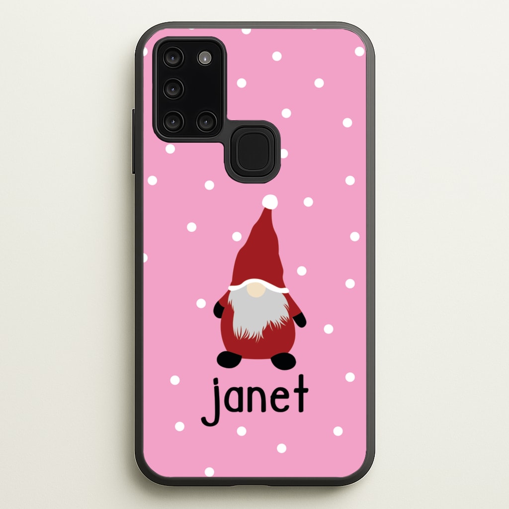 Personalised Gonk - Personalised Christmas Phone Case for Galaxy A21s