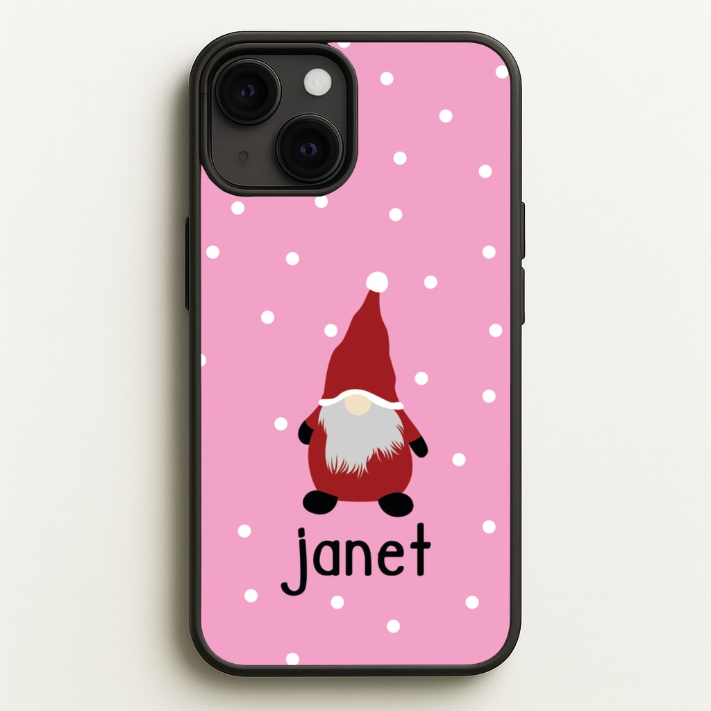 Personalised Gonk - Personalised Christmas Phone Case for iPhone 13
