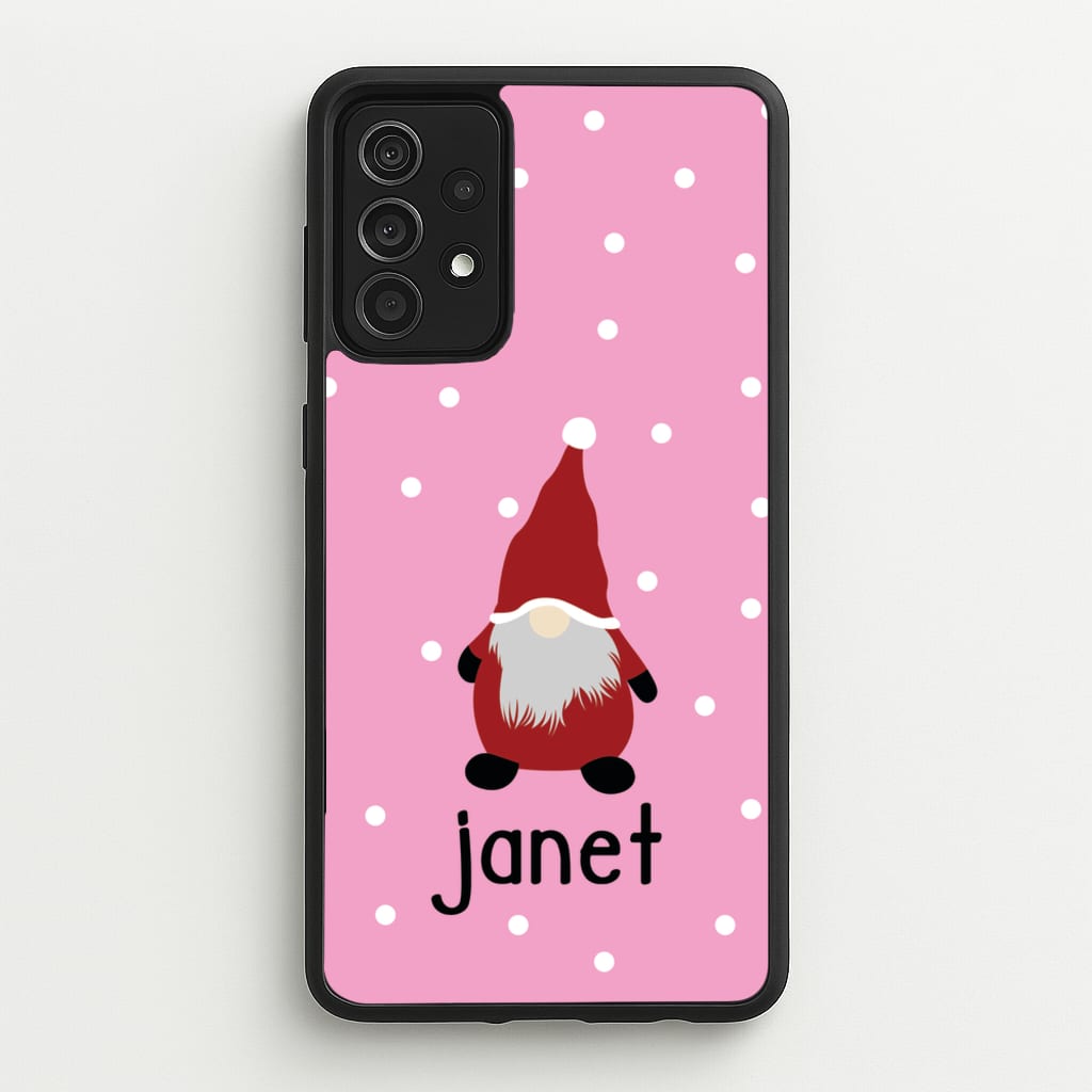 Personalised Gonk - Personalised Christmas Phone Case for Galaxy A52 / A52s
