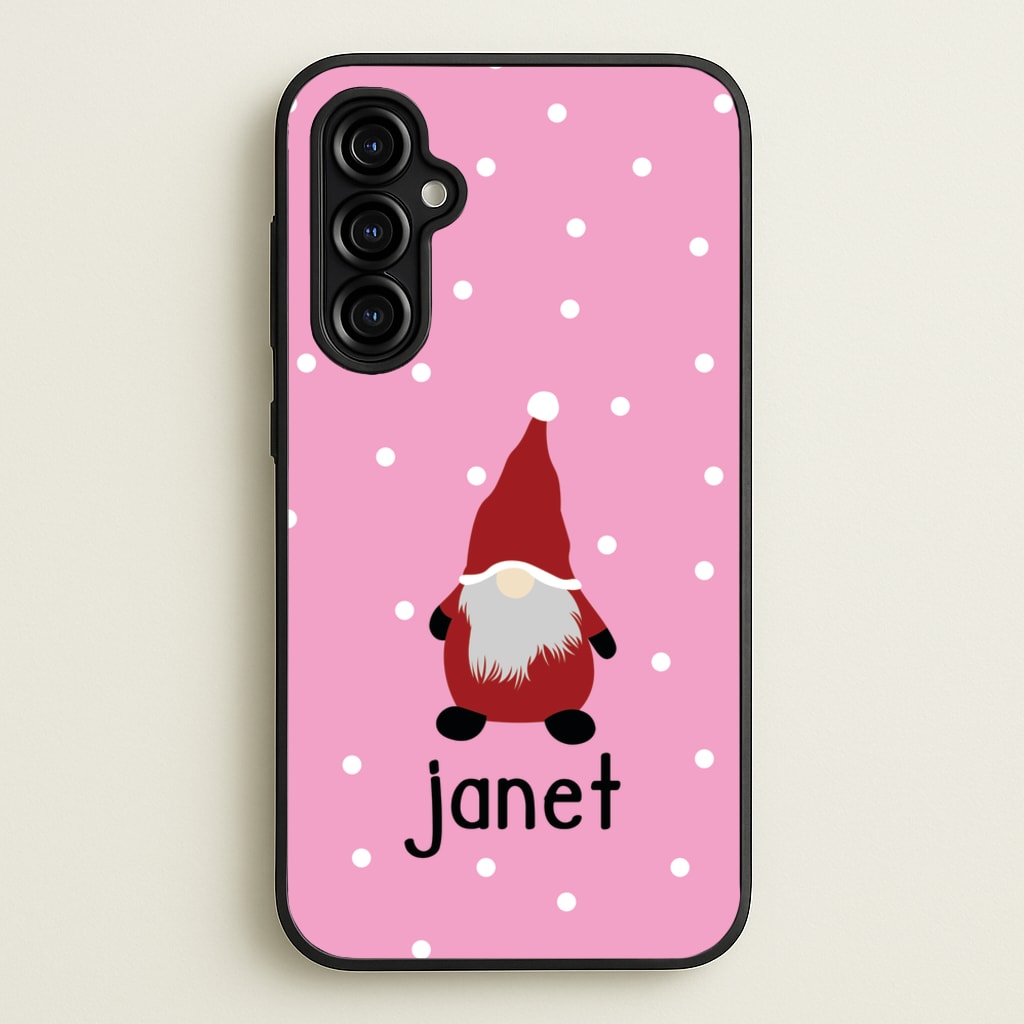 Personalised Gonk - Personalised Christmas Phone Case for Galaxy A54