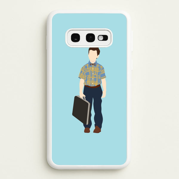 First Day - Sheldon - Young Sheldon Phone Case for Galaxy S10e