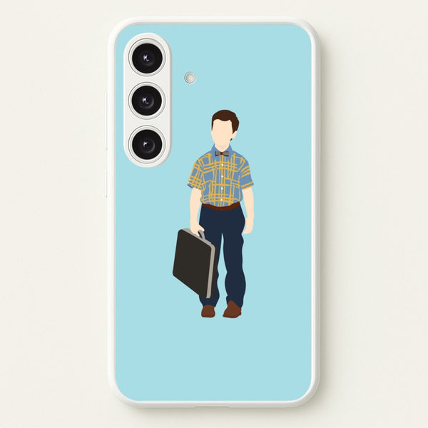 First Day - Sheldon - Young Sheldon Phone Case for Galaxy S24