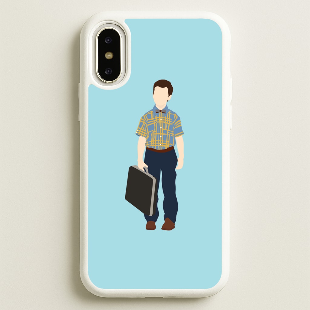 First Day - Sheldon - Young Sheldon Phone Case for iPhone X / XS