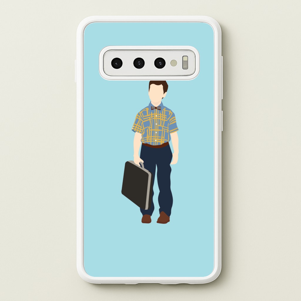First Day - Sheldon - Young Sheldon Phone Case for Galaxy S10