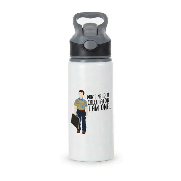 I Don't Need A Calculator - Sheldon Active Water Bottle - Black