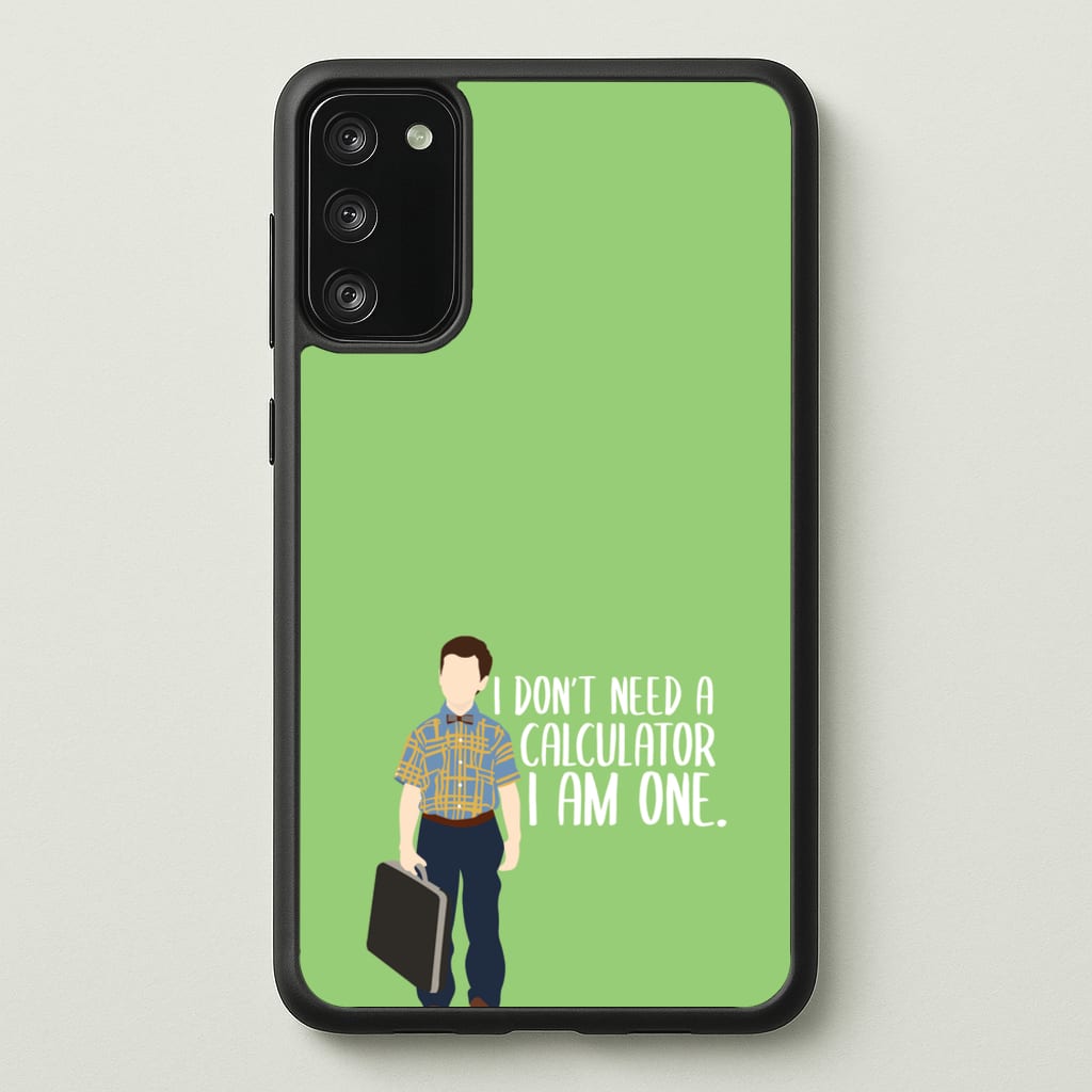 I Don't Need A Calculator - Sheldon - Young Sheldon Phone Case for Galaxy A41