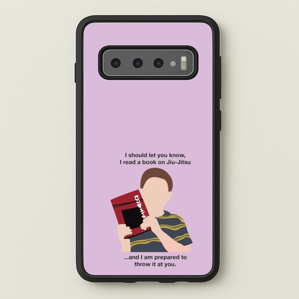 Book On Jiu-Jitsu - Sheldon - Young Sheldon Phone Case for Galaxy S10 Plus