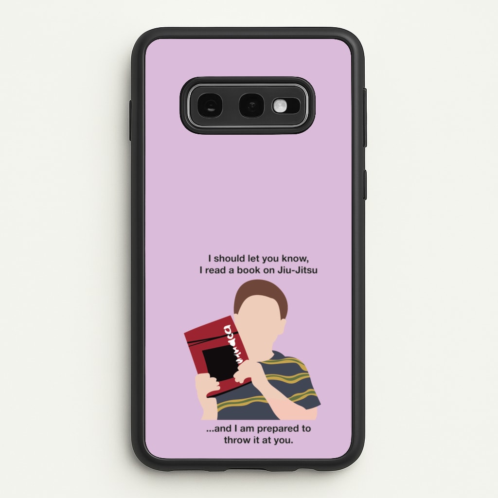 Book On Jiu-Jitsu - Sheldon - Young Sheldon Phone Case for Galaxy S10e