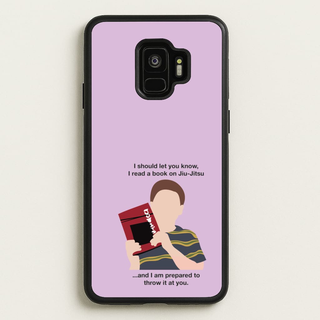 Book On Jiu-Jitsu - Sheldon - Young Sheldon Phone Case for Galaxy S9