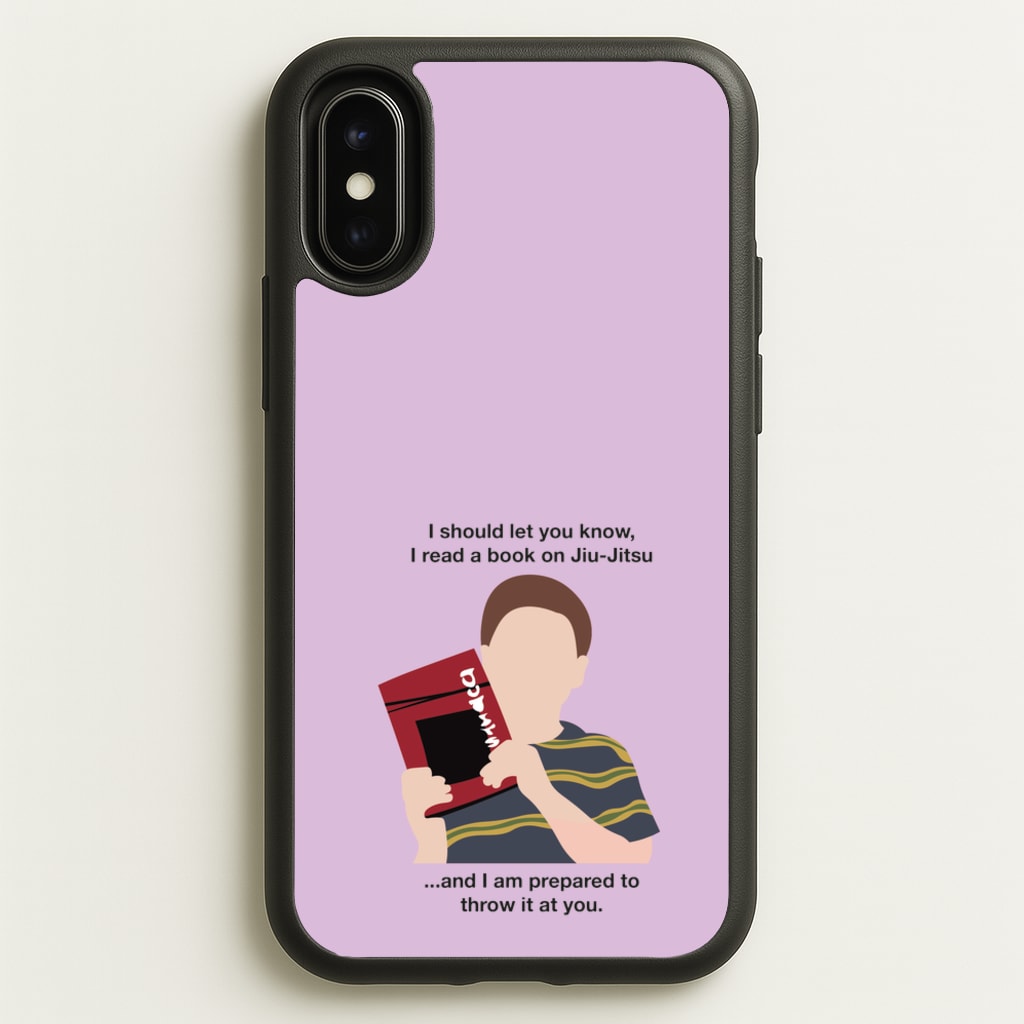Book On Jiu-Jitsu - Sheldon - Young Sheldon Phone Case for iPhone X / XS