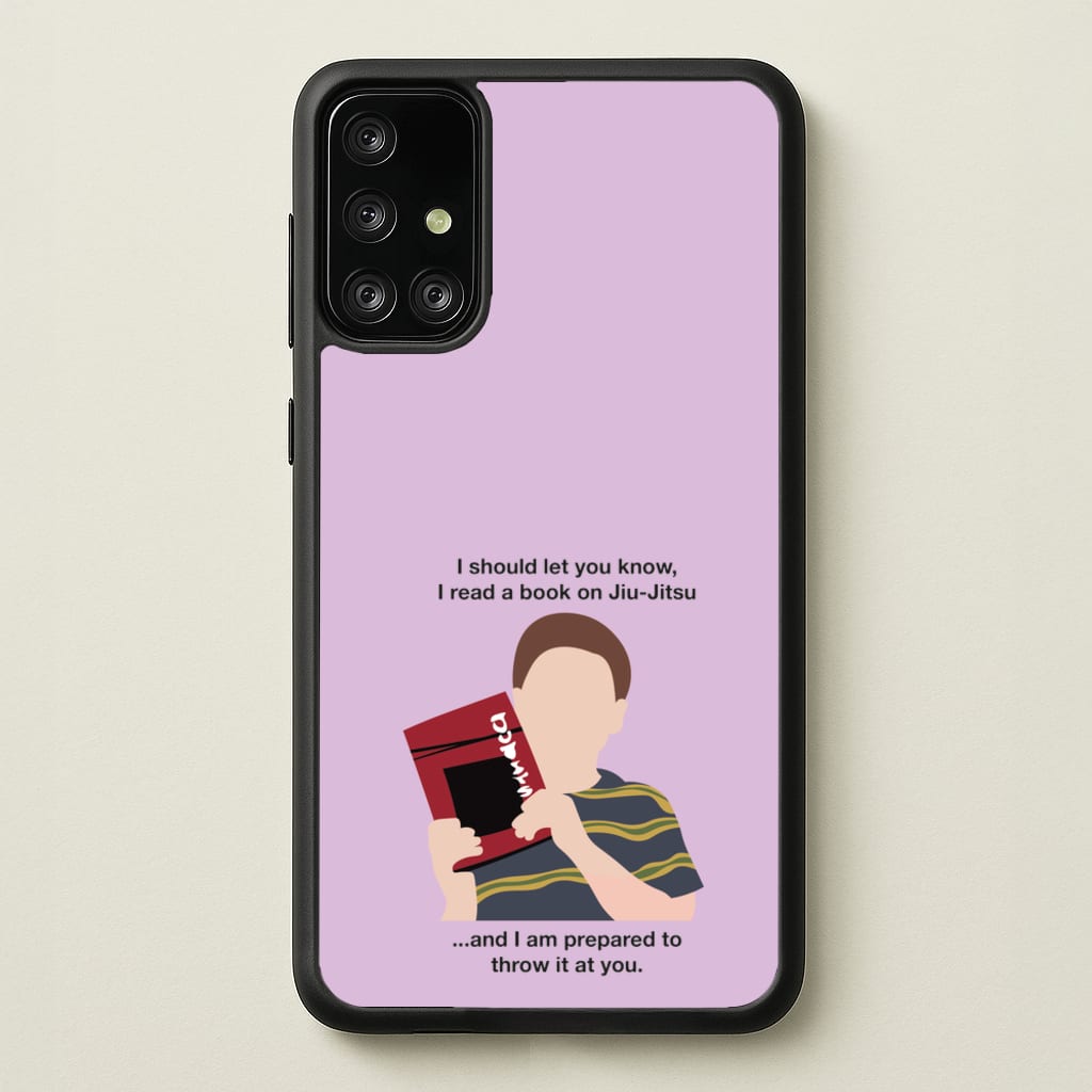 Book On Jiu-Jitsu - Sheldon - Young Sheldon Phone Case for Galaxy A71