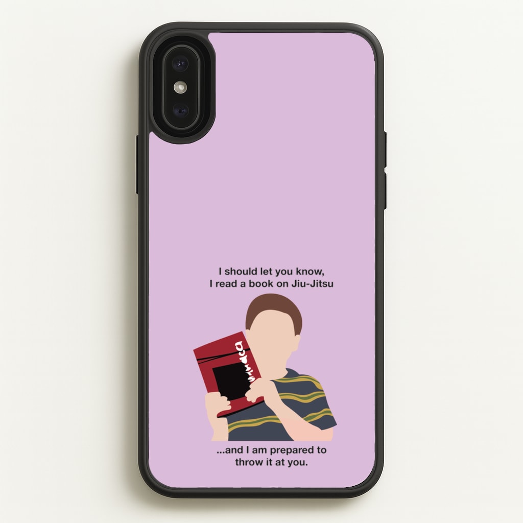 Book On Jiu-Jitsu - Sheldon - Young Sheldon Phone Case for iPhone XS Max