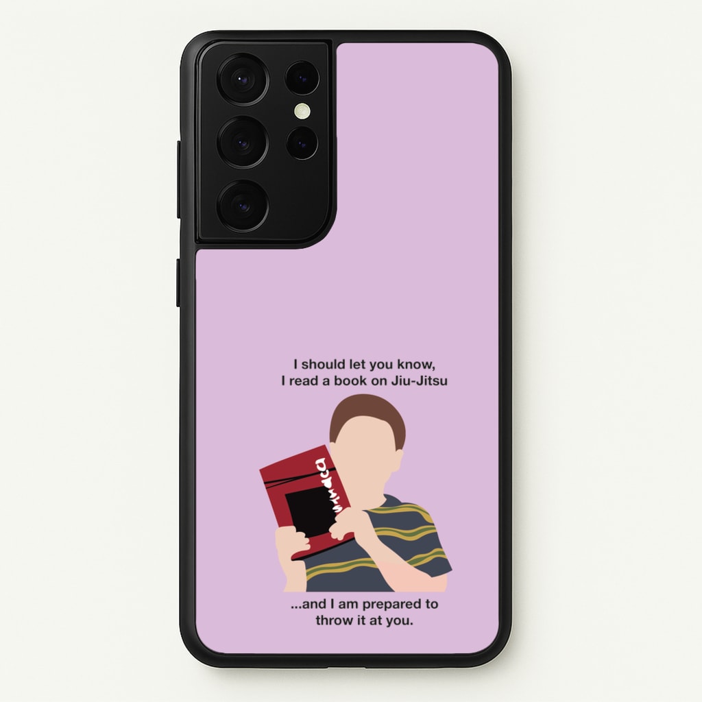 Book On Jiu-Jitsu - Sheldon - Young Sheldon Phone Case for Galaxy S21 Ultra
