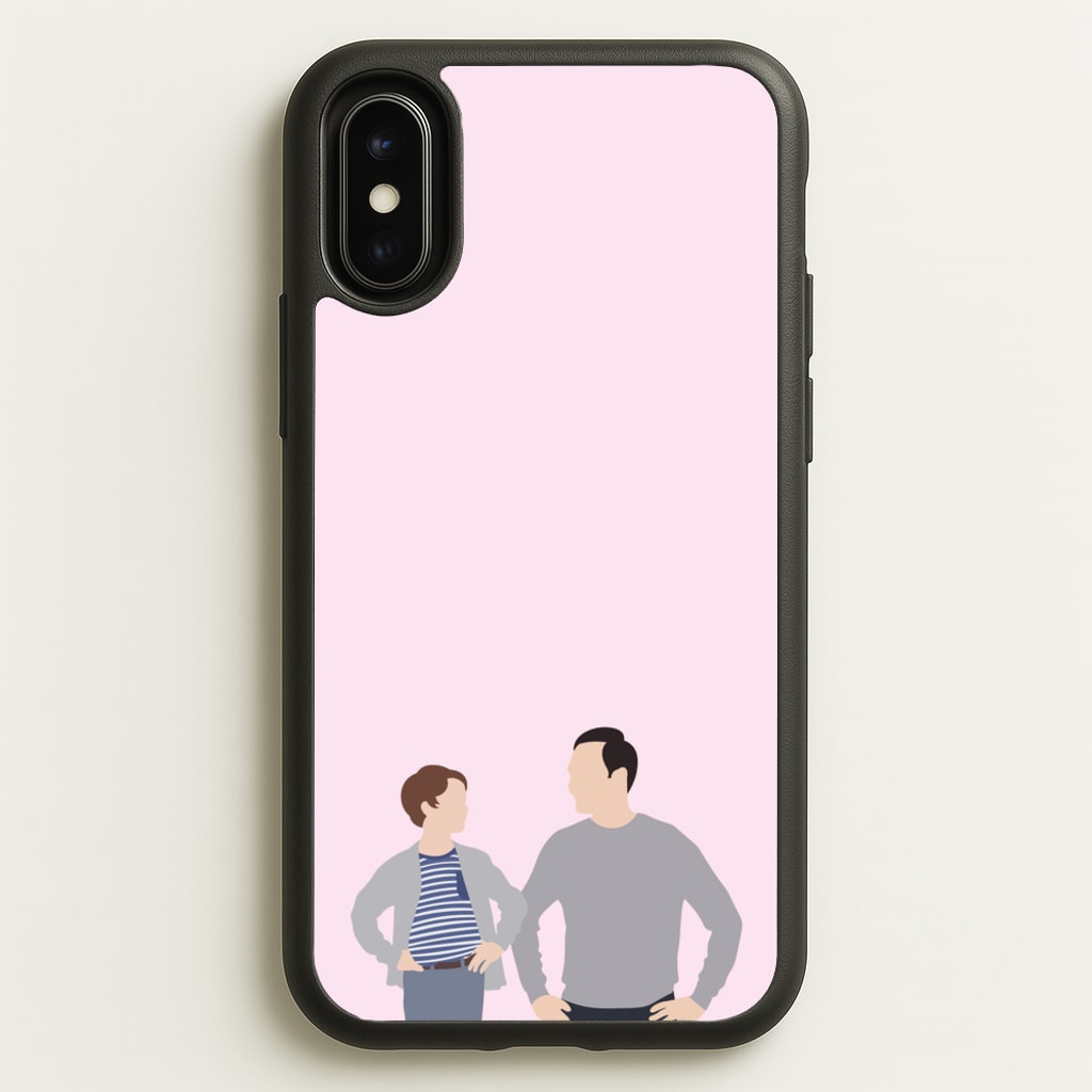 Big And Little Sheldon - Sheldon - Young Sheldon Phone Case for iPhone X / XS