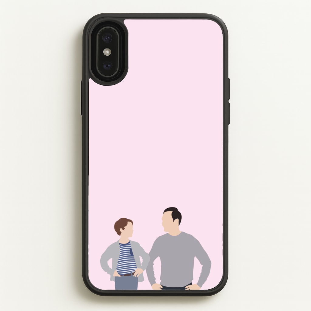 Big And Little Sheldon - Sheldon - Young Sheldon Phone Case for iPhone XS Max