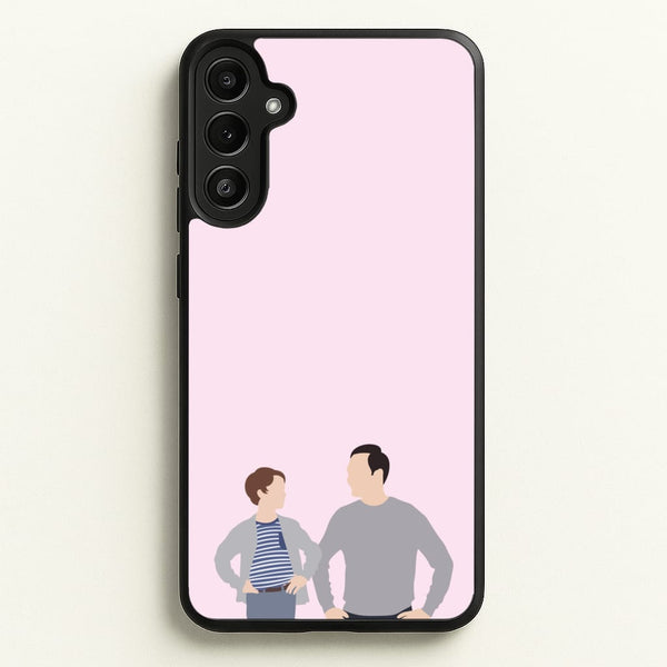 Big And Little Sheldon - Sheldon - Young Sheldon Phone Case for Galaxy A34