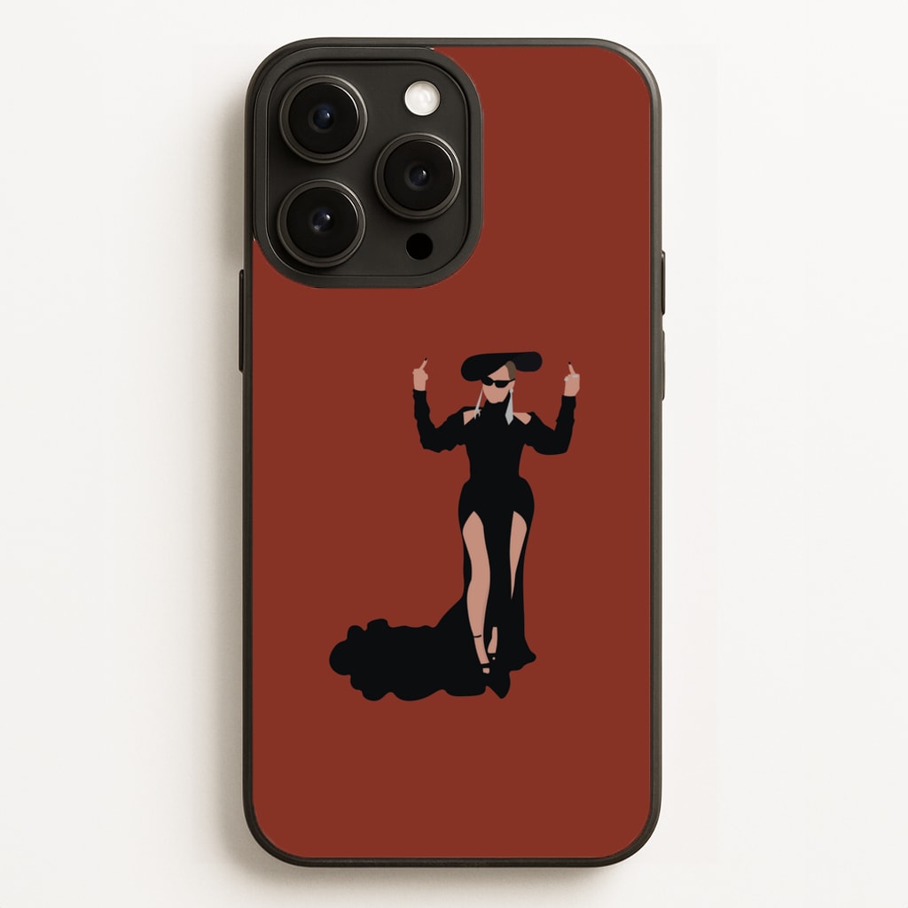 Middle Fingers - Queen B - Beyonce Phone Case for iPhone 16 Pro Max