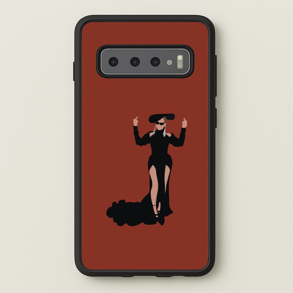 Middle Fingers - Queen B - Beyonce Phone Case for Galaxy S10 Plus