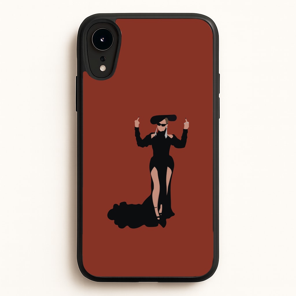 Middle Fingers - Queen B - Beyonce Phone Case for iPhone XR