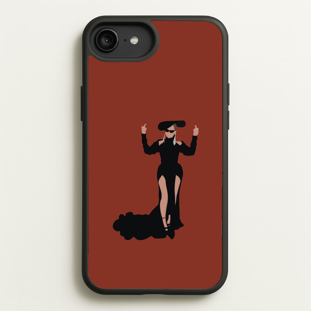 Middle Fingers - Queen B - Beyonce Phone Case for iPhone 6 Plus / 7 Plus / 8 Plus