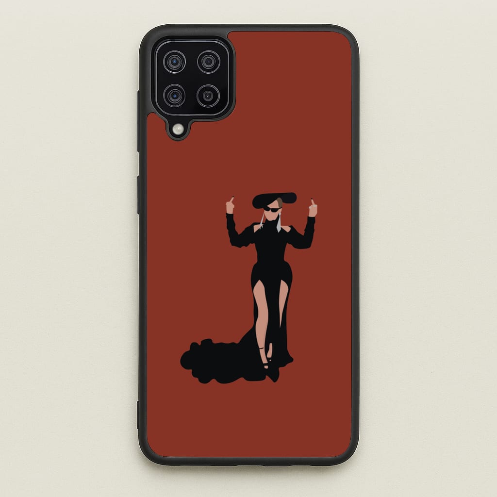 Middle Fingers - Queen B - Beyonce Phone Case for Galaxy A12
