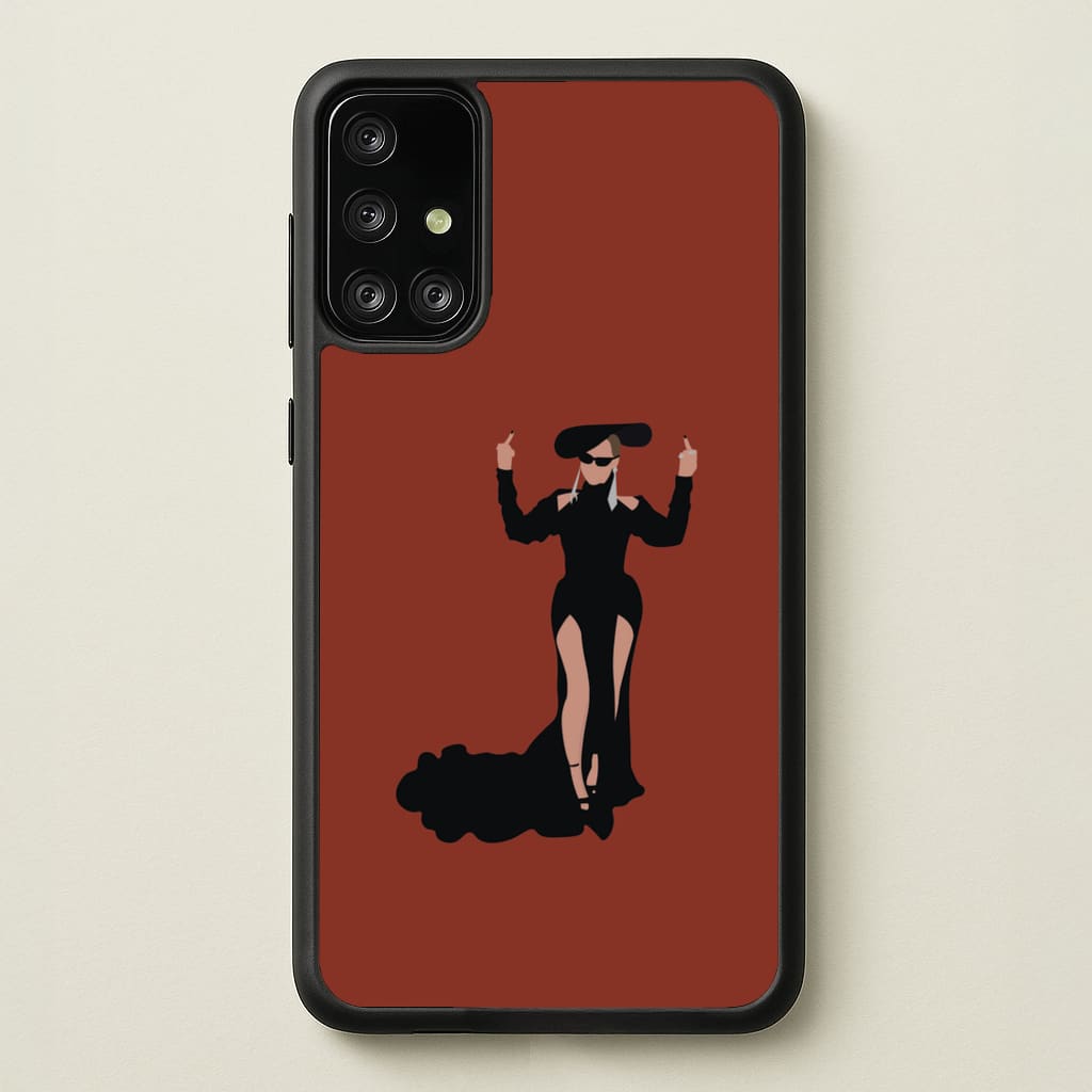 Middle Fingers - Queen B - Beyonce Phone Case for Galaxy A71