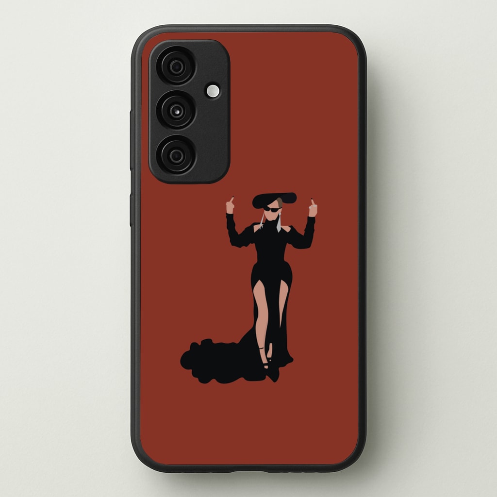 Middle Fingers - Queen B - Beyonce Phone Case for Galaxy A55