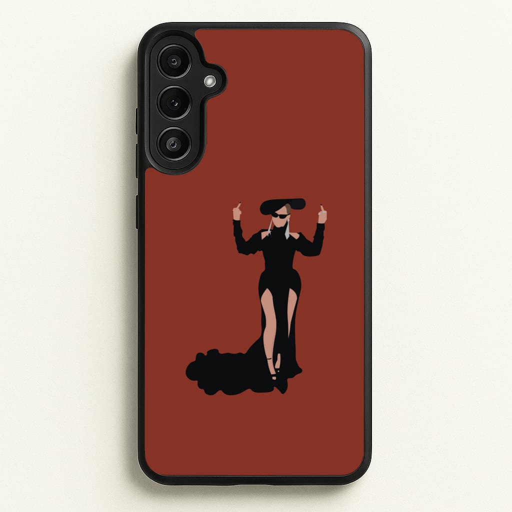 Middle Fingers - Queen B - Beyonce Phone Case for Galaxy A34